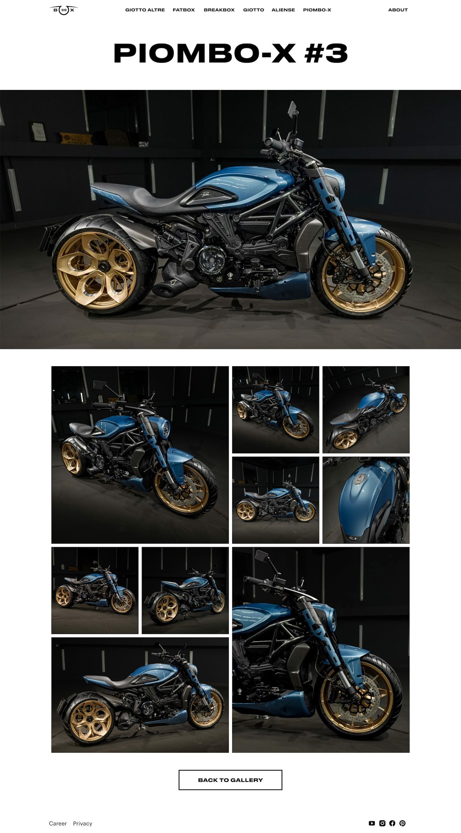 Галерея мотоцикла Piombo-X #3